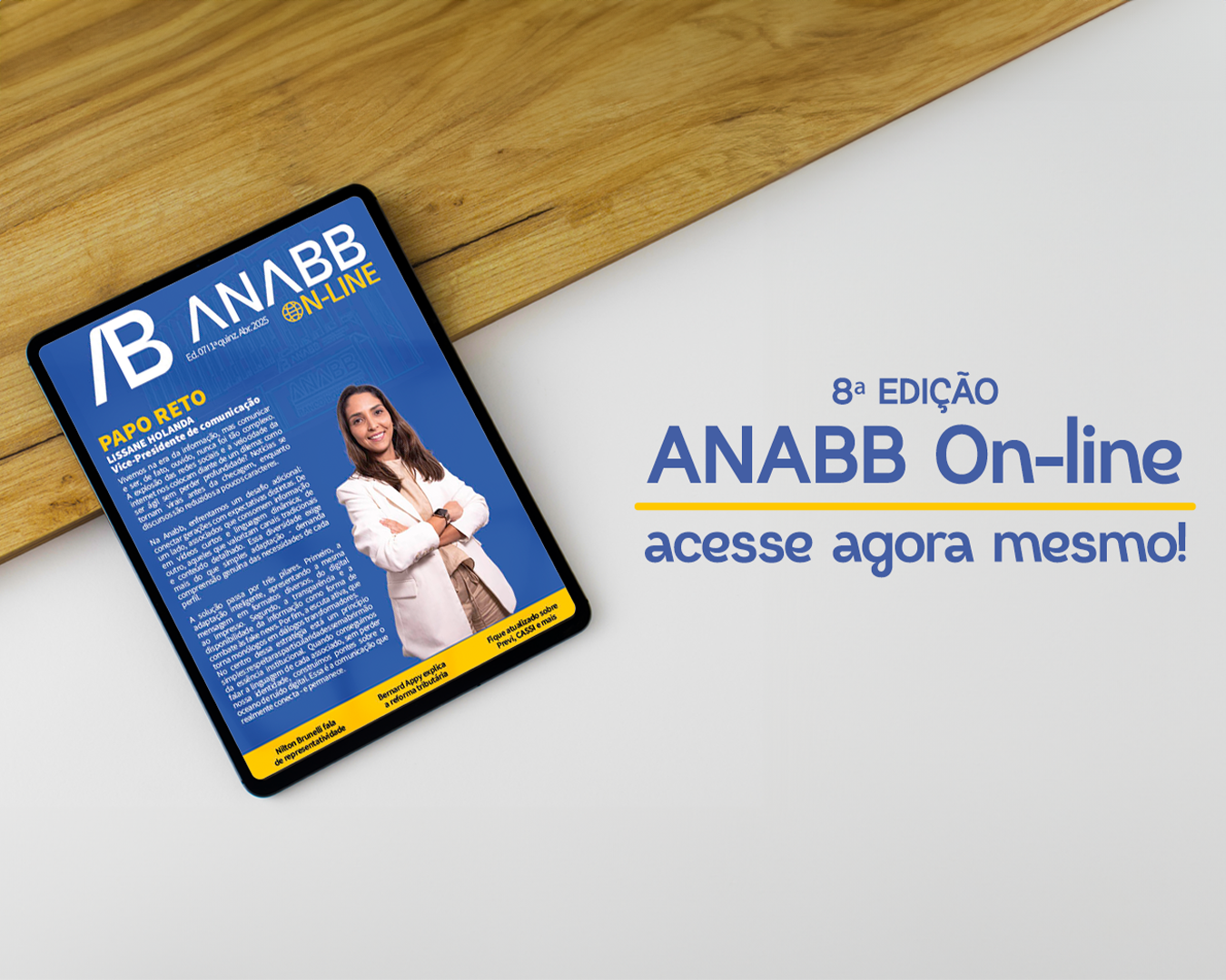 100 DIAS DA NOVA GESTÃO NO ANABB ON-LINE