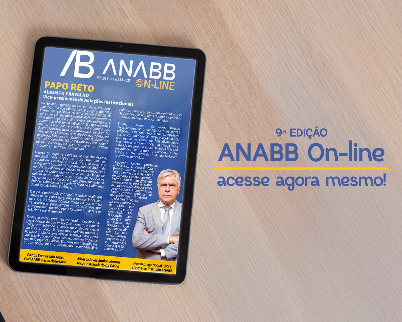 O ANABB ON-LINE TE DEIXA BEM INFORMADO
